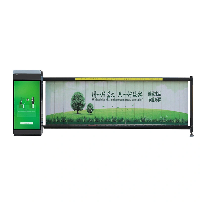 Advertisement Fence Barrier Intelligent Advertising Barrier For Commercial Parking Lots