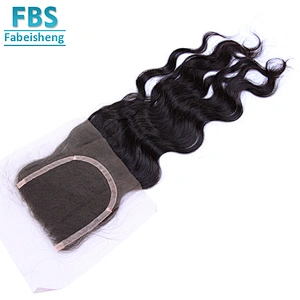 2018 FBS high quality natural black color Brazilian 4*4 lace closure