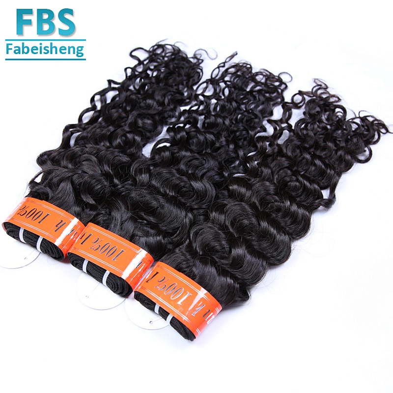 2018 100% FBS most popular high quality wholesale price 100% unprocessed Indian human hair extension