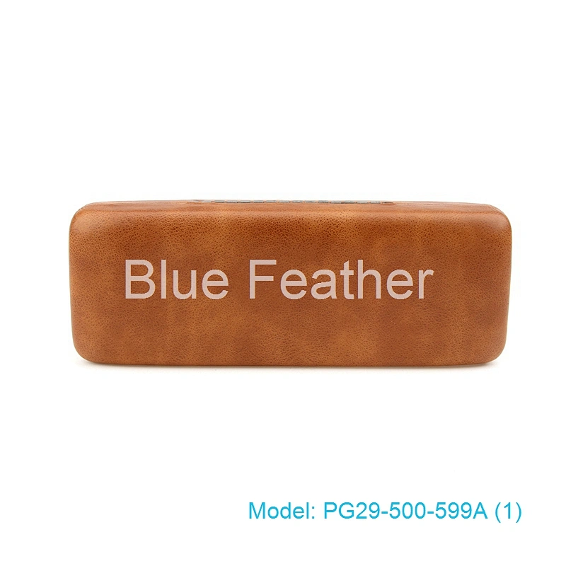 Eco-friendly Simple Solid Color PU Hard Glasses Box for Men