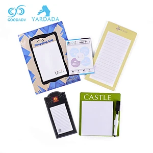 Customized magnet notepad printing notepad with sticky notes post it with notepad