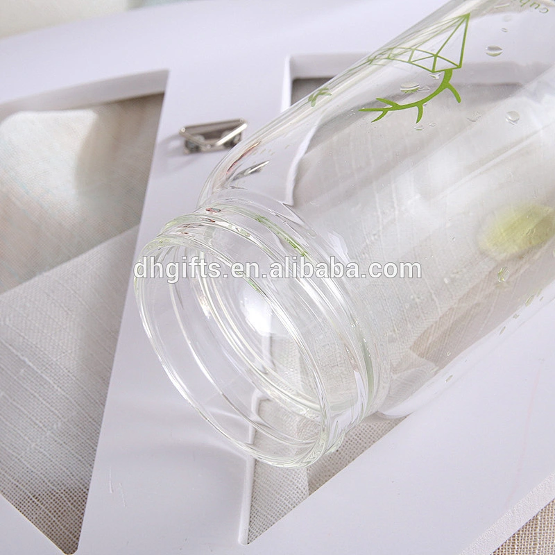 2018 New Product Korea Mushroom Shape Mini Glass Water Drinking Bottle