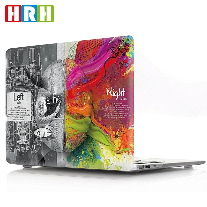 creative case brain support Custom custom diy case For macbook air 12 inch glitter cases