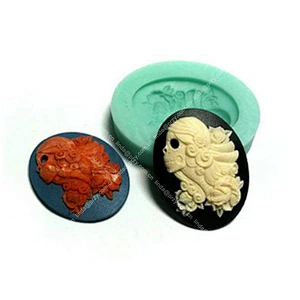 Skeleton soap molds Halloween skeleton headl cake decoration fondant aroma stone silicone mould