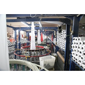 Wholesale cheap bopp laminated white pp woven fabric tubular roll