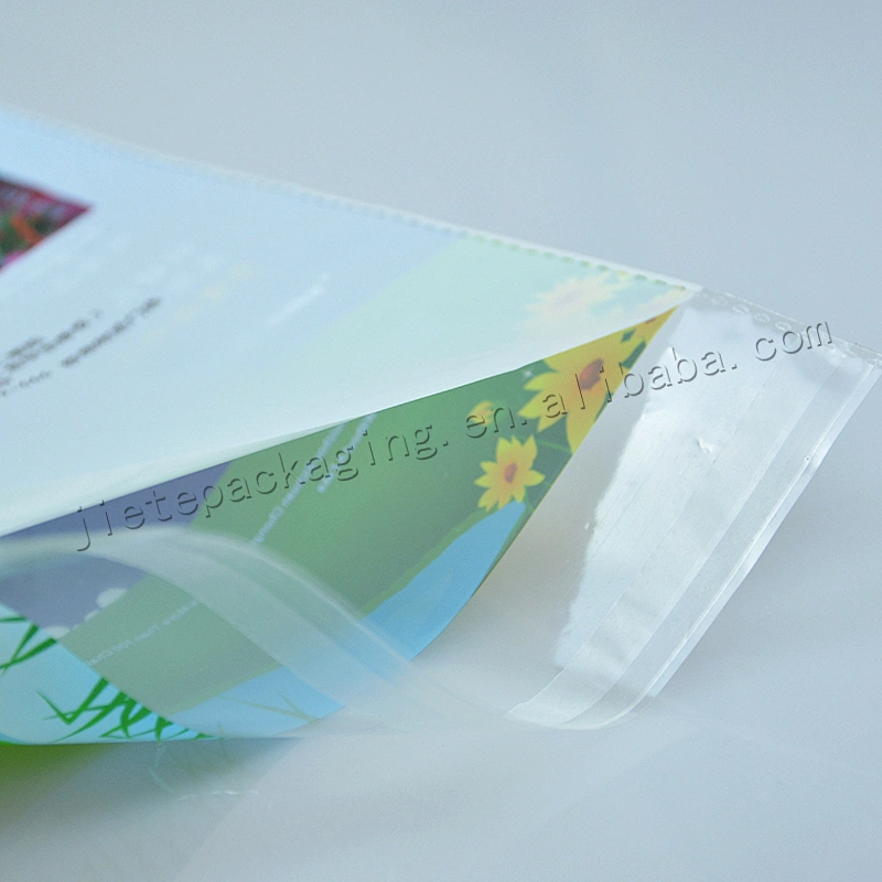 Transparent clear LDPE plastic bags for snack,custom logo orange pe garment plastic bag