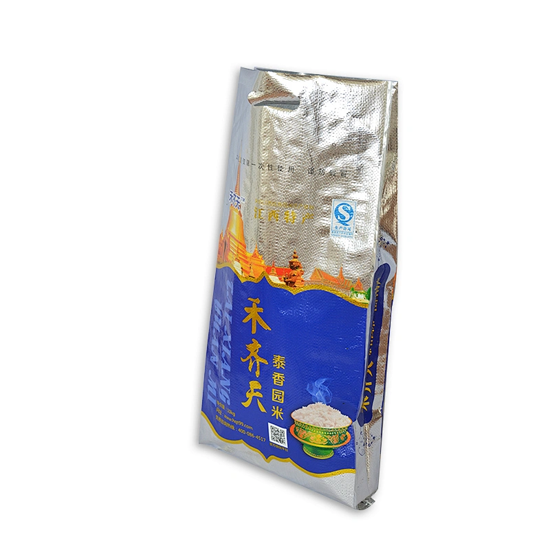Professional manufacture high quality bopp woven Thai rice bag 10kg