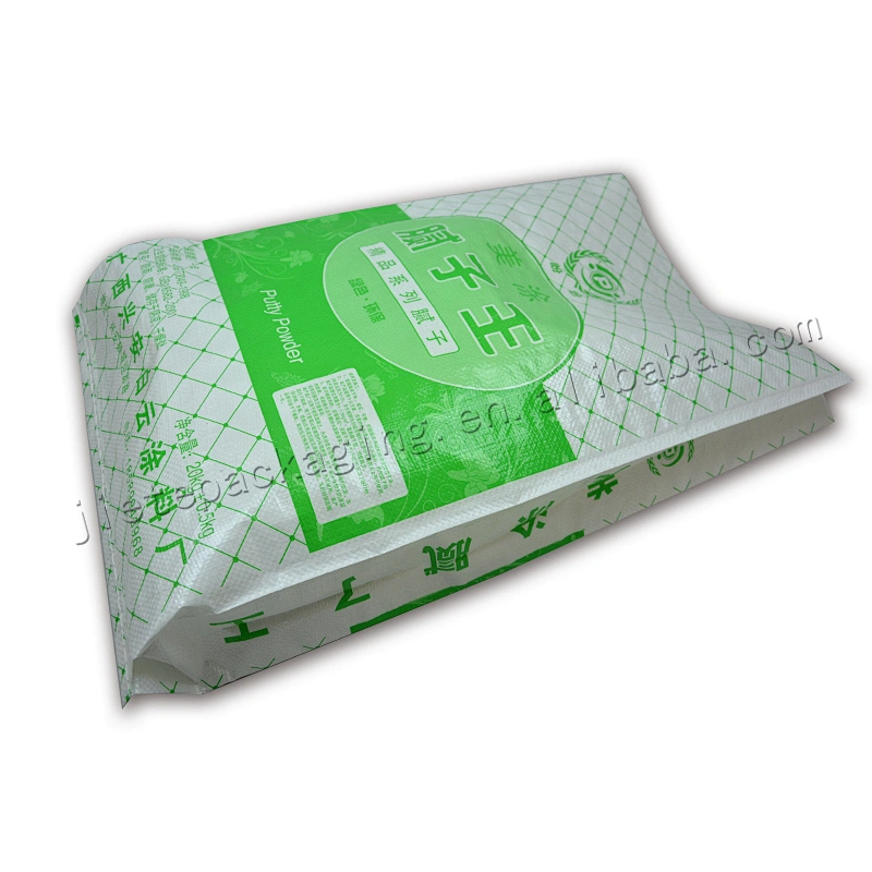 20kg plastic Bopp laminated pp woven cement packaging bag for wall putty