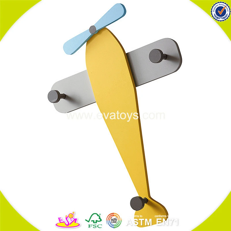wholesale household kids wooden coat hooks children wooden coat hooks W09B065