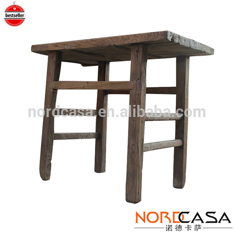 china provincial reclaim chinese recycle wood dining table/solid pine dining table