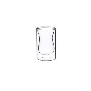 Turkish style double layer high borosilicate funny glass cup