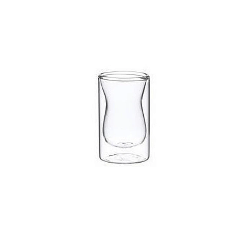 Turkish style double layer high borosilicate funny glass cup