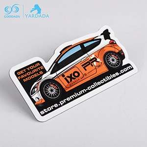 Child Tourist Souvenir Custom Car Shape Paper Fridge Magnet