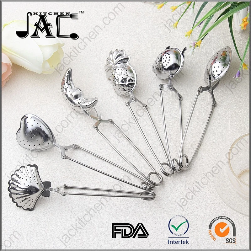 Pineapple Shaped Tea Infuser Basket With Long Handle
