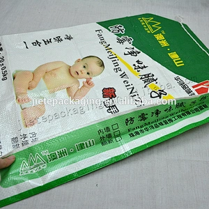 Customized design printing bopp laminated 20kg pp woven tile adhesive bag for cement,wall putty powder