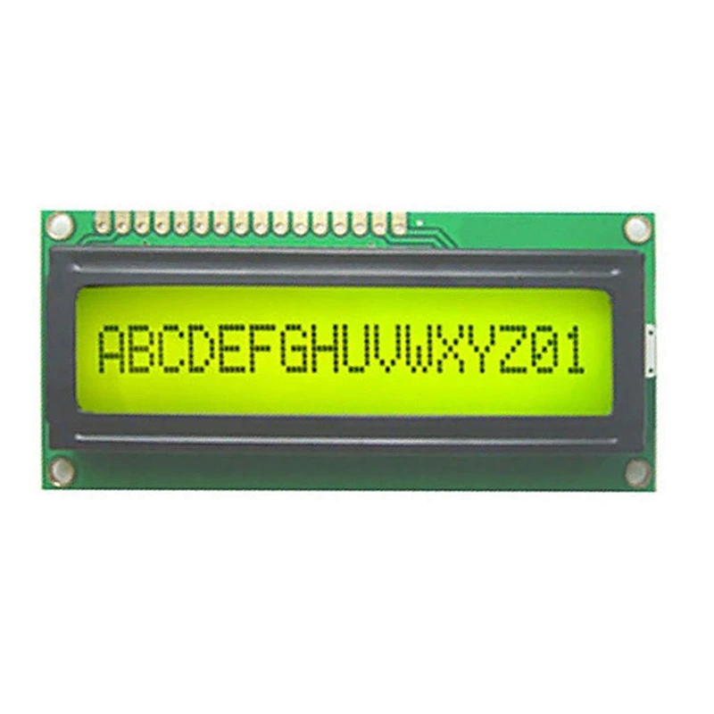 Blue Display COB 16x1 Character LCD Module Single LIne White Backlight