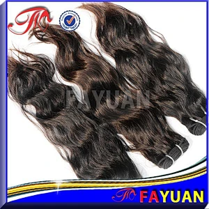 One donor brazilian human weft hair top grade 100% virgin brazilian wavy hair