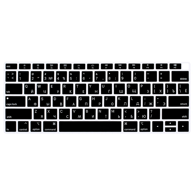 french US Arabic Korean Taiwanese russian thai Silicone Keyboard Cover for MacBook Air 13 A1932 2018 new air keyboard cover