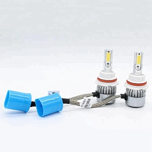Lightech Wholesale 12V 9004 9007 High Low Luces led C6 Light bulbs COB Lamp for Cars