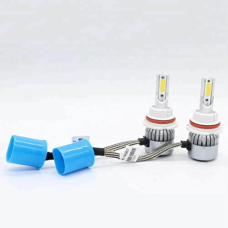 Lightech Wholesale 12V 9004 9007 High Low Luces led C6 Light bulbs COB Lamp for Cars