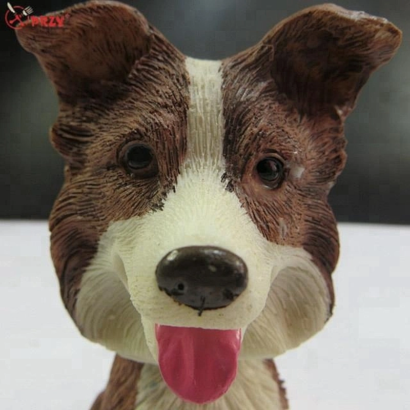 DW0004 Cute puppy head Soap silicone molds Home desk decorations mould Dog Candle mold