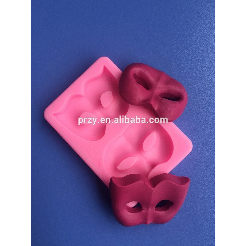 Mask shape silicone mold embossing die sugar arts mold DIY cake decorating bakeware