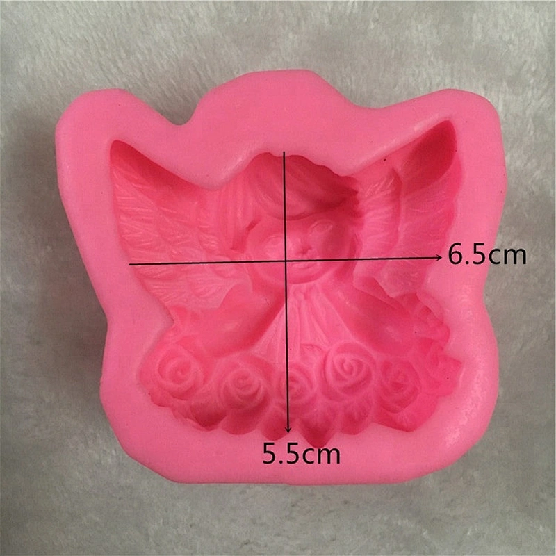 Little Angel fondant molds aromatherapy Baby plaster mold DIY handmade angel soap silicone Mold