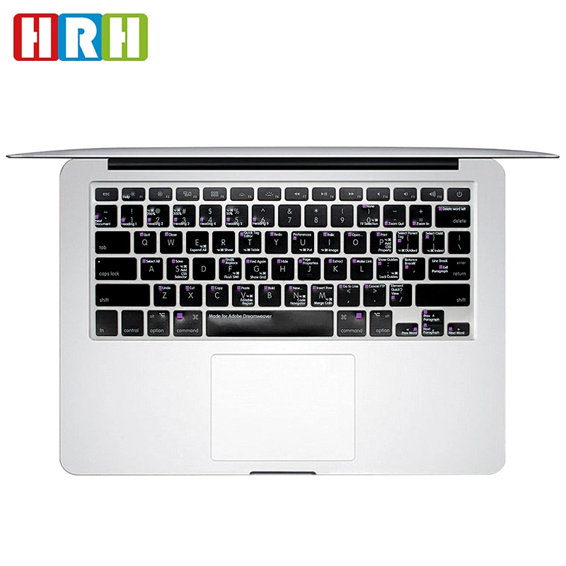 Waterproof Ado be Dreamweaver Shortcut Backlight TPU Keyboard Skin Cover custom skin for macbook pro retina display