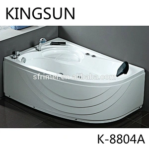 2018 New Arrival Indoor Double Whirlpool Massage Hot Tub With Pillow