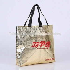 newly ecological promotional advertising pp non woven shopping bag