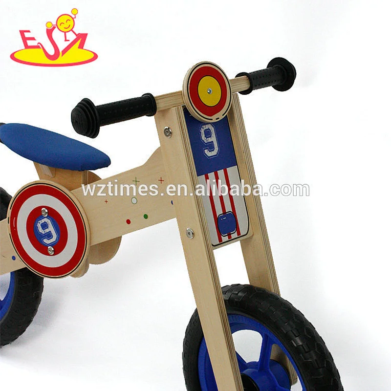 Best design custom wooden kids balance bike without pedal W16C181
