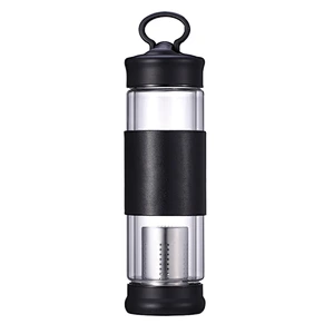 Best Selling High Borosilicate Glass Cup Water Bottle with Anti-heat Sleeve Business Mugs for Office Gift