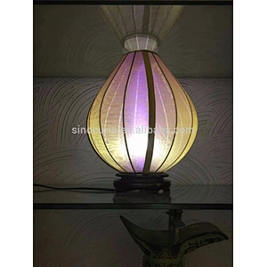 chinese antique lamp paper & silk star & lotus lantern for home accessory & decor