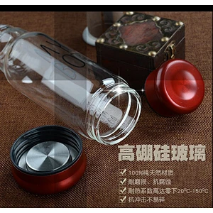 crystal glass Rider glass With cover seal creative portable car cup of hot tea cup