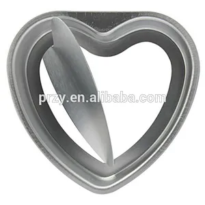 High quality heart shaped aluminium alloy microwave safe cake pan