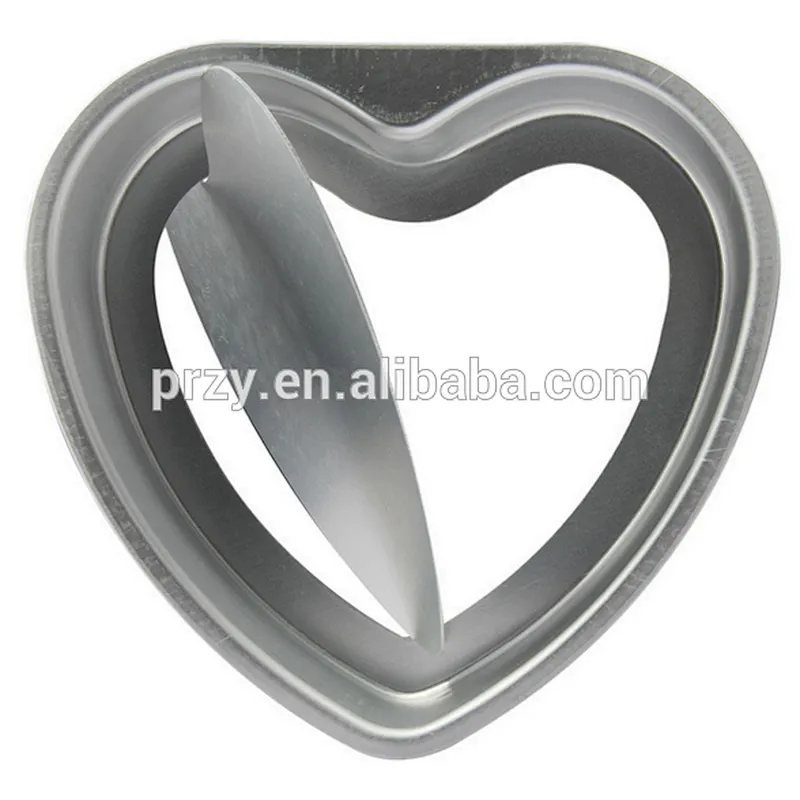 High quality heart shaped aluminium alloy microwave safe cake pan