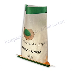 Customized transparent PP woven bag 5kg for flour,rice, wheat,bean,nuts,corn,seed,bird food