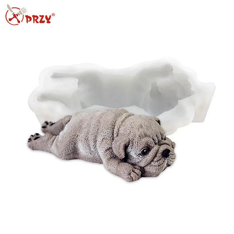 3D Dog animal series silicone molds for soap , chocolate,cake making