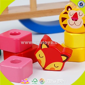 2018 Top Verkauf Holz Würfel Balance Spielzeug für Kinder billig Holz Würfel Balance Spielzeug DIY bunte Holz Würfel Balance Spielzeug W11F048