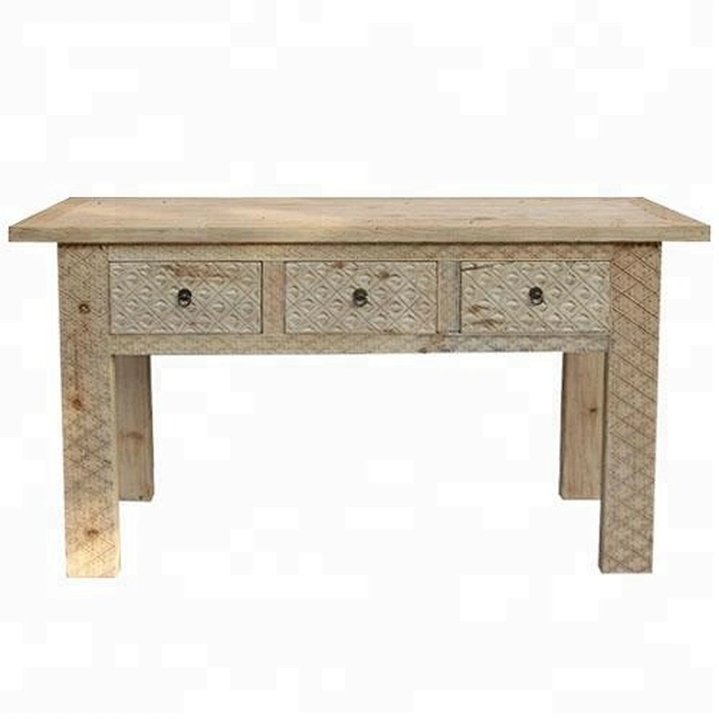 wood coffee table antique style wooden cabinet antique reproduction furniture wholesale with three drawers