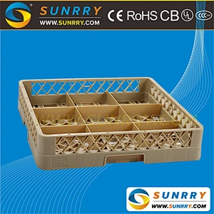2018 Hot sale commercial 9 grid warehouse tire storage rack with PP material