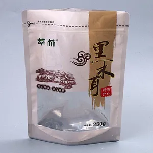 Custom PE transparent black fungus bag