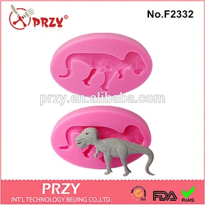 2015 f2332 cupcake fondant Dinosaur shape silicone mold