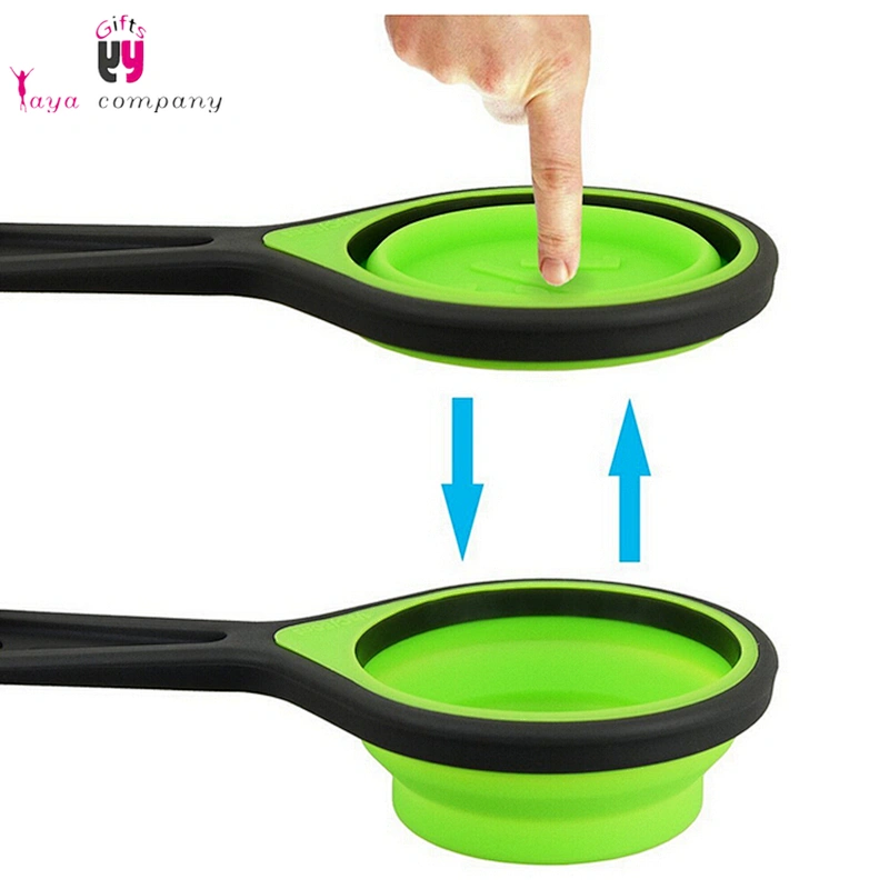 Portable Food Grade Silicone Collapsible Cup For Liquid & Dry