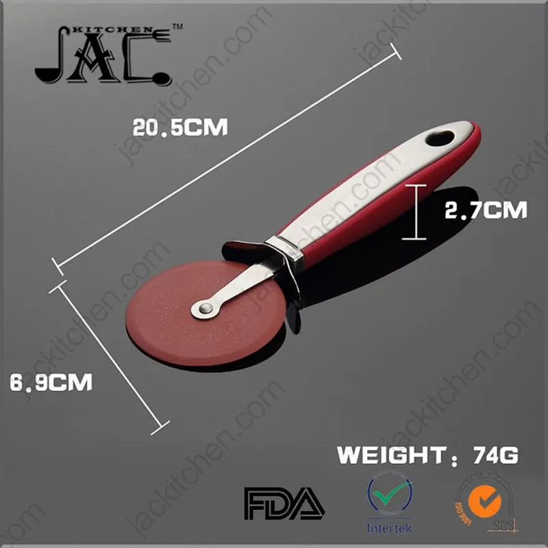 Flexible Stainless Steel Anti Grip Pizza Wheel