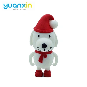 Dog shape wholesale buy oem pvc usb flash drive