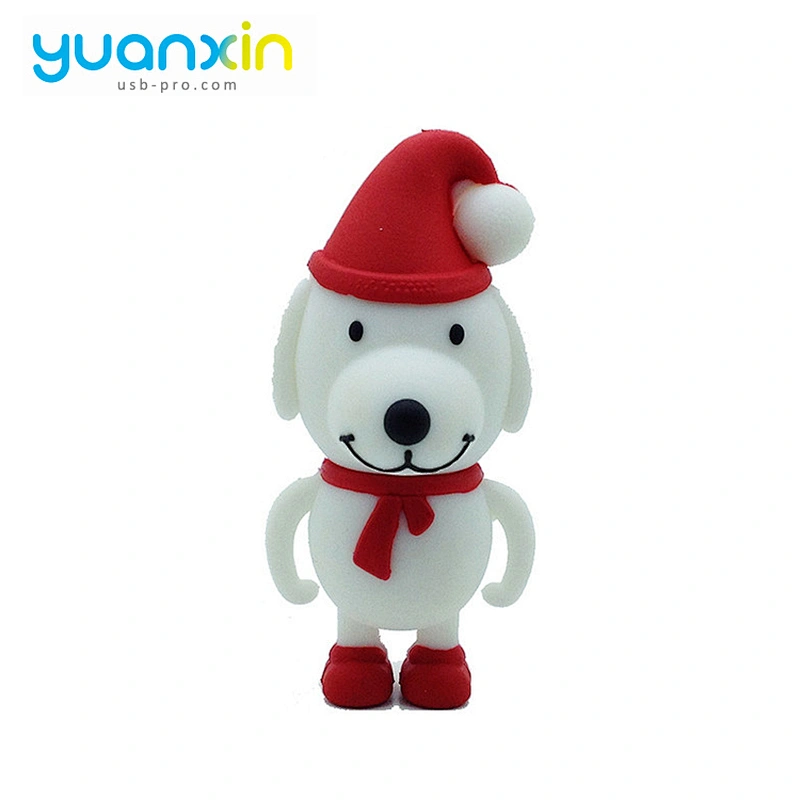 Dog shape wholesale buy oem pvc usb flash drive