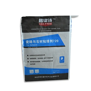 High quility kraft paper valve bag for cement, putty powder packaging bag 20kg