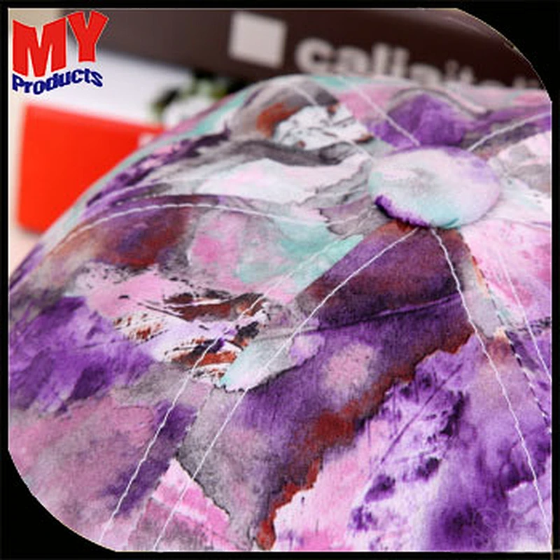 2017 wholesale floral new fishing cap for young girl and cap for women