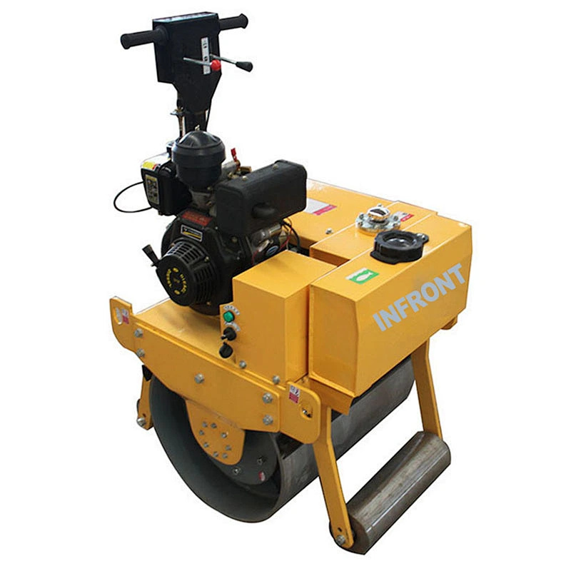 New 600 KGS Hydraulic Double Drum Vibratory Road Roller